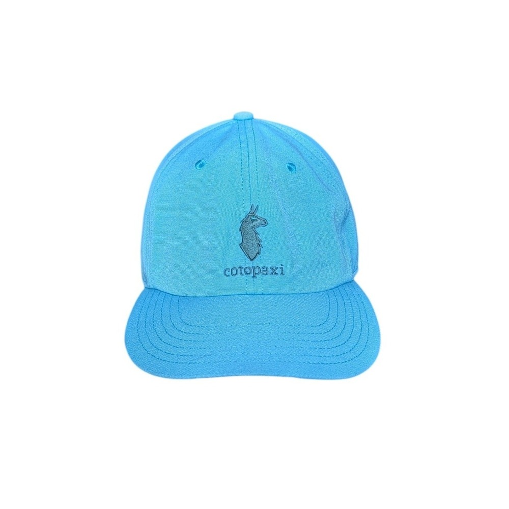 Cotopaxi‎ Llama Logo Hat Unisex Blue Cotton Canvas Adjustable Ball Cap OS